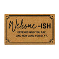 Funny Welcome Ish Doormat Sarcastic Welcome Mat, Coir Door Mat, Novelty Entryway Rug, Housewarming Gift, Humorous Home Decor