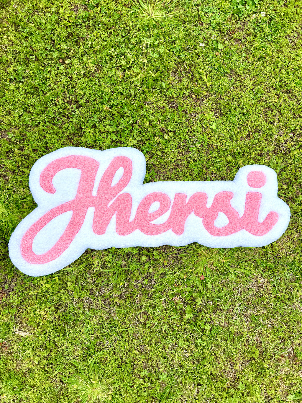 Custom Name Tufted Rug – Personalized Handmade Rug, Custom Text Rug, N ...