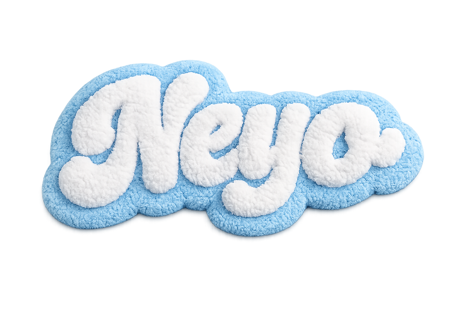 Personalized 3D Puff Name Rug