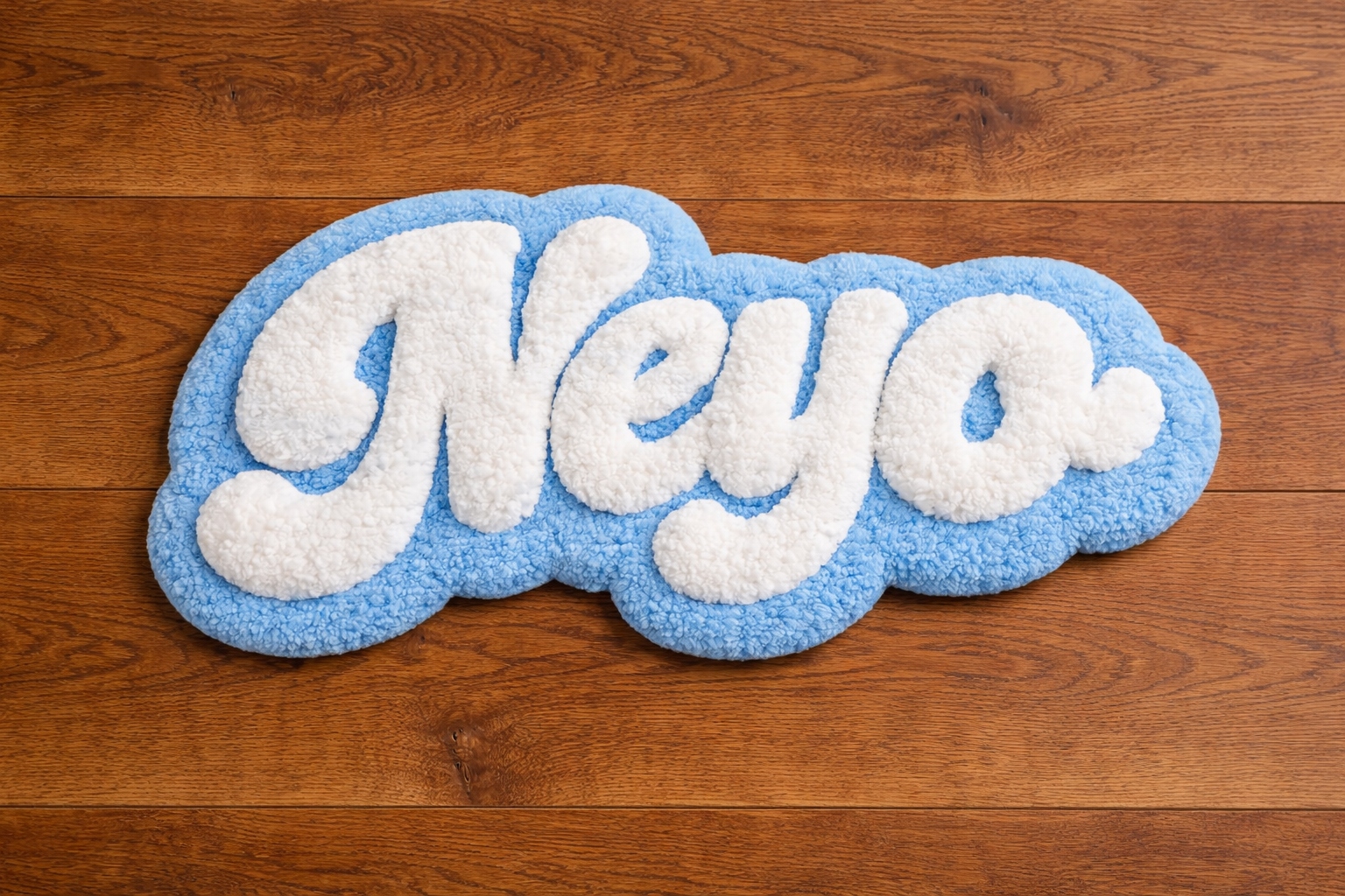 Personalized 3D Puff Name Rug