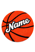 Personalized Basketball Rug with Name – Handmade Tufted Basketball Rug for Kids & Sports Lovers