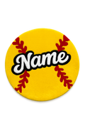 Personalized Softball Tufted Rug – Custom Name Softball Rug – Handmade Softball Room Decor for Girls & Kids