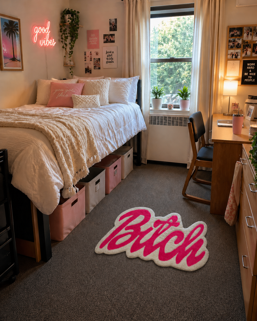 Plush Area Rug for Bedroom & Dorm (Copy)